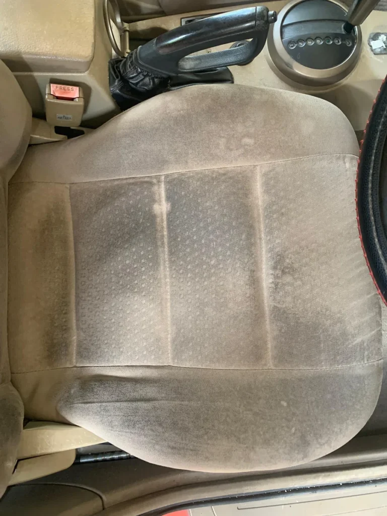 Car seat sebelum cucian