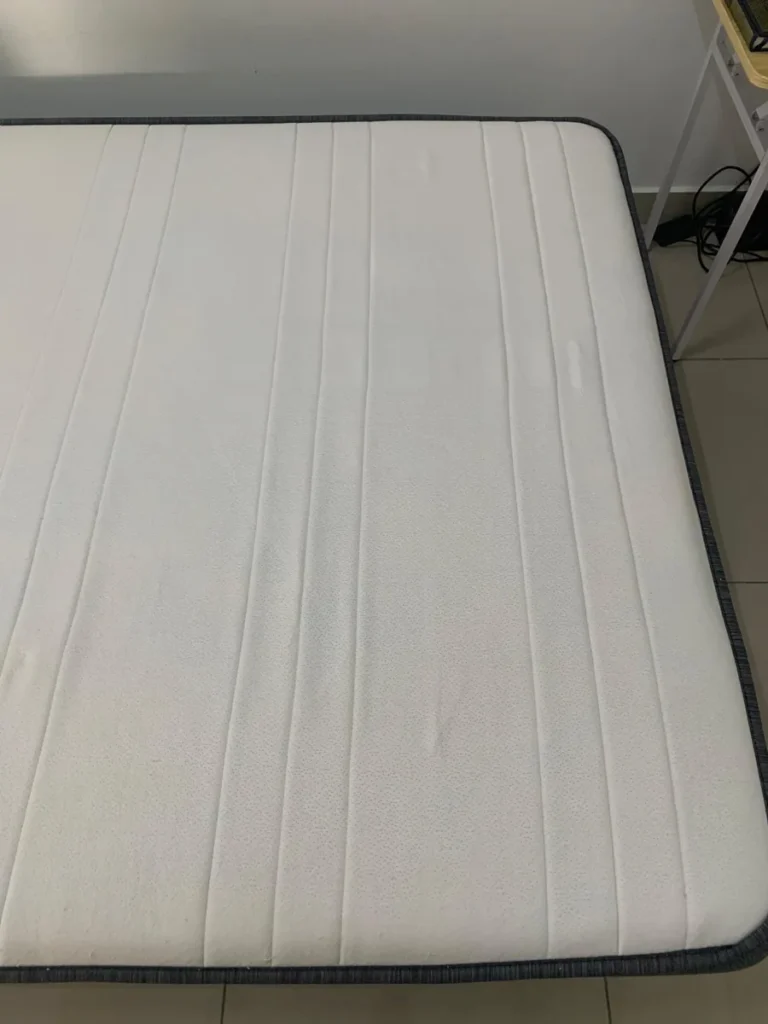 Hasil cucian tilam Clean Boss Services